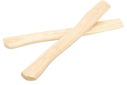 JECOMPRIS 2pcs Axe Handle Replacement Wooden Hatchet Handle Solid Hickory Grip for Outdoor Use