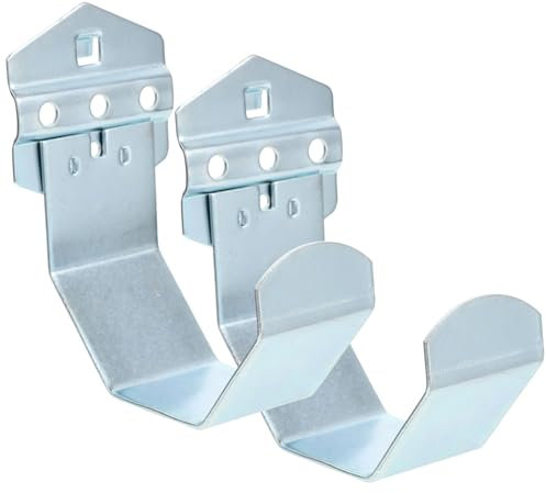 GLEAVI 2stücke Metall Pegboard Haken Für Werkzeugaufbewahrung Stecktafelaufhänger Mit Hoher Tragkraft Für Einfache Montage Und Demontage