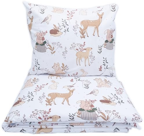 Baby Comfort Bettwäsche Set Bettdeckenbezug 90x120 cm + Kissenbezug 40x60 cm Wölfe