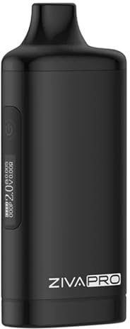Yocan Ziva Pro Schwarz 510 Akku | Verstecktes Kartuschen-Design | OLED-Display | 650-mAh-Akku | USB-C Laden