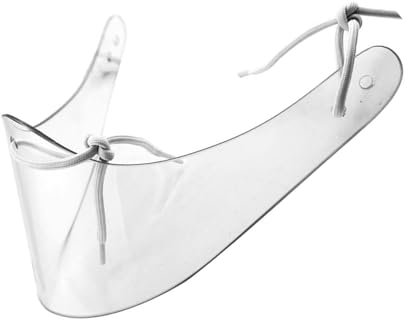 ZBIianxer Eishockey Helme Beschützer Brille Clear Hockey Halbschild Visors Schutzhelme Brillen Sportsicherheit Accessoires