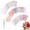 Nagelsticker Blumen,40 Blatt 3D Nagelsticker Frühling Selbstklebend,Nagelsticker Kinder,Nagel Sticker,Nagel Stickers,Designing Kann für DIY-Dekoration Nagelkunst,mit Pinzette