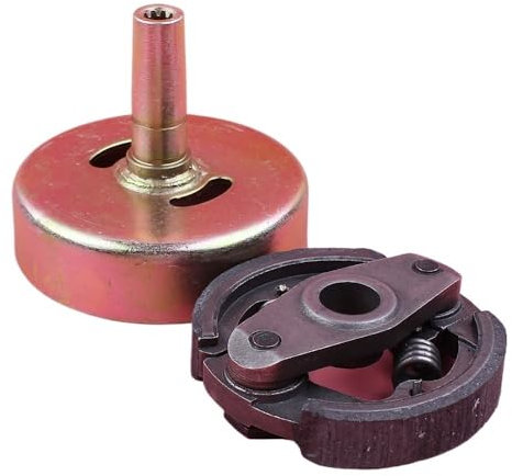 MIKFESPO 2 stücke Kupplungsbaugruppe 75mm Mit 9 Zähnen Kupplungstrommel for Robin NB411 Rasentrimmer Freischneider Motor Motorteil