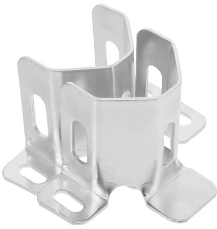 Cabilock 2Stücke Eisen Rollladentürhalterung Verzinkte Achsrohrstütze für Türen Einfache Installation Langlebig Stabil für Zuhause Geschäft Zuverlässiges