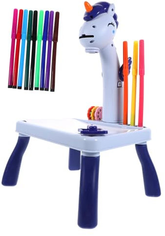 Beaupretty Table à Dessin Pour Garçon Et Filles Projecteur De Dessin Licorne, Taille Unique, Fonction Projection, Jouet Éducatif Pour Éveil Créatif, Utilisation Domestique,