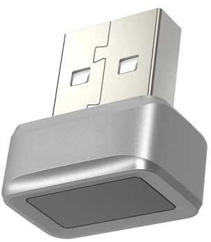 Uqezagpa Fingerprint Security Device USB Fingerprint Reader For Window11/10 Hello With USB Connection 360Degree Detection Window Hello Scanner