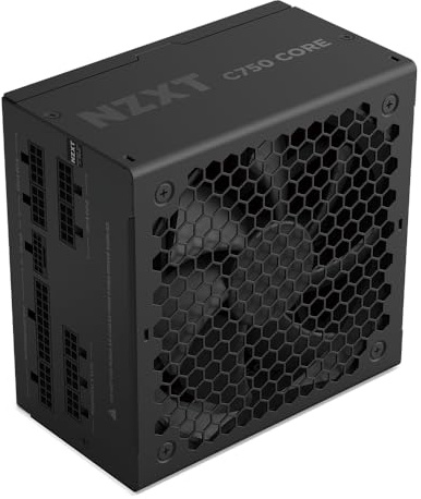 NZXT C750 Gold Core - 750W ATX 3.1 Power Supply, 80+ Gold | 750W ATX 3.1 PSU, 80 PLUS Gold and Cybenetics Platinum, fully modular. Quiet, efficient power for gaming builds.