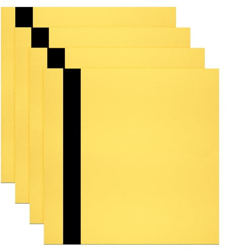 PATIKIL 4 Stück Laser Gravurplatte 11.8x11.8 Zoll Doppelfarbige ABS Plastik Gravurplatte Material Für Namensschild Büroschild Auszeichnung Büroetikett DIY Gold/Schwarz