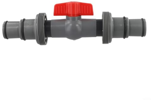 Sandfilteranlage Schlauchverbinder 38/32mm Poolschlauch Adapter 3-Fach T-Form Ersatzarmatur für Heizung Bypass Kunststoff und Edelstahl