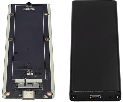 xiwai Caja Externa USB 3.0 Tipo C a 12+6 pines/17+7 Pines USB-C de, con Velocidad de 5 Gbps, para MacBook Air y MacBook Pro (2010-2011); Adaptador para SSD portátil