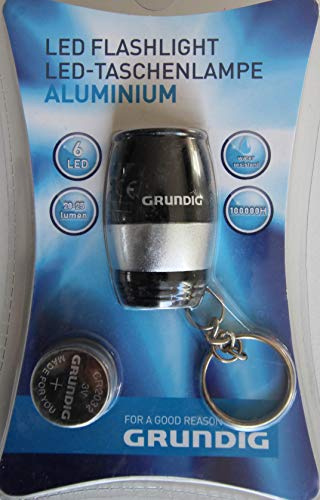 Grundig Taschenlampe alu oval 6 LED 34572