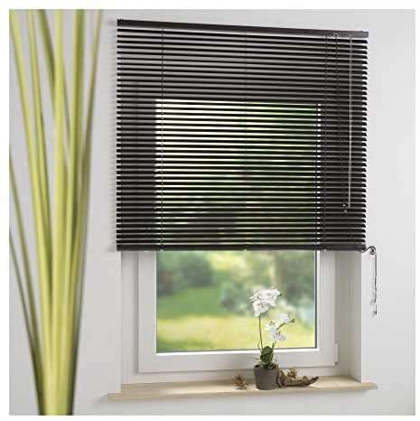 Liedeco Aluminium Jalousie 25 mm, Mokka, 60 x 160 cm