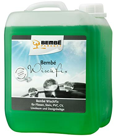 Bembé WischFix, Bodenpflege für Fliesen, Stein, PVC, CV, Linoleum, Designbeläge, 5 Liter