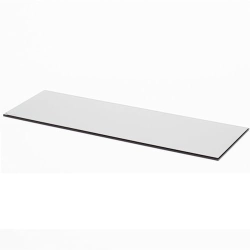 SOTECH Linero MosaiQ Insert décoratif 'M' 350x106,5x4 mm verre fumé pour Linero Mosaiq Tablette noir graphite
