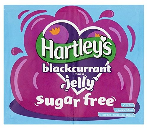 Hartley's Sugar Free Blackcurrant Jelly Crystals 23g - Pack of 2