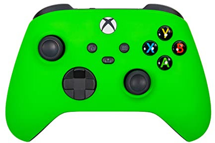 Controller wireless Xbox One S per Microsoft Xbox One - Soft Touch Green X1 - Aggiunta di presa per lunghe sessioni di gioco - diversi colori disponibili