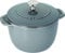 Staub 40509-703 La Cocotte de Gohan, gris, M, 16 cm, cuiseur à riz, 2 tasses, pot émaillé, compatible induction, cuiseur à riz, La Cocotte de Gohan