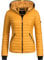 Navahoo Damen Damen leichte Übergangsjacke Steppjacke mit Kapuze Kimuk Gelb Gr. L