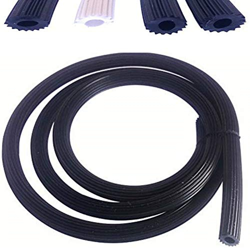 0,80€/m Meterware Gummi Keder 5,1mm für Fliegengitter Insektenschutz in schwarz braun weiß aus Kunststoff PVC rund für Spannrahmen als Kederband Kedergummi Kederschnur Ersatzteil Zubehör (25m-S-5,1)