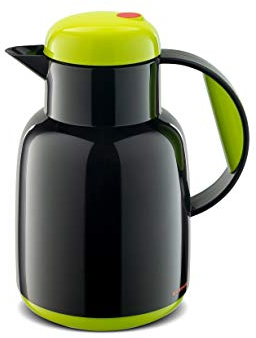 ROTPUNKT Isolierkanne 970 JENNE 1,0 l I Premium Thermokanne I Thermoflasche I hochwertig I Glaseinsatz I hält bis zu 24 std heiß