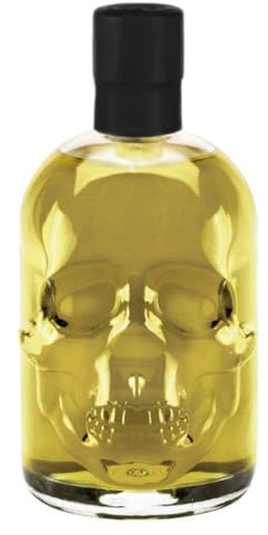 Absinth Gold Kristall Skull 0,5 L Totenkopf ohne Farbstoff mit maximal erlaubtem Thujongehalt 35mg/L 55% Vol
