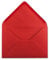 25 DIN C6 Briefumschläge Rot - 11,4 x 16,2 cm - 120 g/m² Nassklebung Brief-Hüllen ohne Fenster für Einladungen von Ihrem Glüxx-Agent