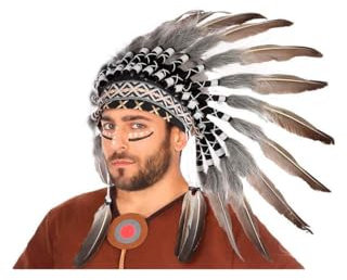 DISBACANAL Penacho indio negro