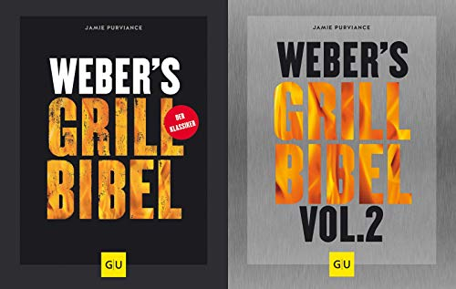 Weber's Grillbibel + Weber's Grillbibel Vol. 2 + 1 exklusives Postkartenset