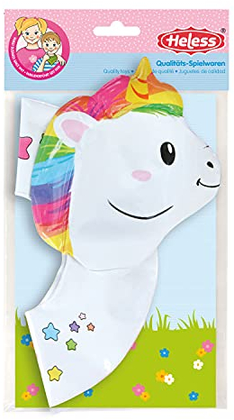 Heless 6601 - Schwimmring für Puppen Einhorn Henri, Größe 28 - 35 cm, für Badespaß im Pool, im See und der Badewanne