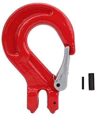 Walfront Gancio Della Gru Della Gru Dell'acciaio Legato, Gancio di Sollevamento del Corno Della Capra 2 Tonnellate con Il Fermo per la Costruzione di Navi