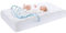Yoofoss Baby Matratzenschoner wasserdichte Spannbettlaken 60x120 cm Spannbetttuch Matratzenauflage Atmungsaktiv Bettlaken Laken für Beistellbett weiß