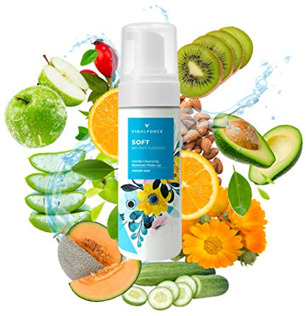 SOFT MOUSSE. Gesichtsreiniger für I Trockene oder Normale Haut I Reinigt Poren und Mitesser, Schmutz und Make-up. Natürliches Gesichtspeeling und Peeling für das Gesicht. Behandelt Akne
