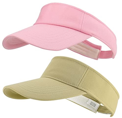 MK MATT KEELY 2PCS Visor Cap Damen Herren Einstellbar Sonnenschutz Baseball Golf Cap für Teenagers