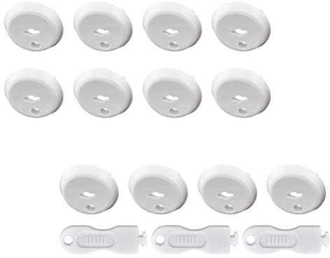 TOYANDONA Steckdosen Für Jungen Und Mädchen 18er-pack Steckdosen Im Französischen Stil Kindersicherung Elektrische Schutzvorrichtungen Abs-material Kindersicherheit Einfache Installation