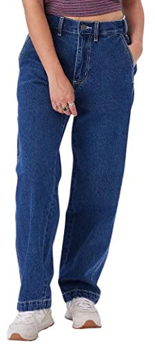 Obey Hardwork Carpenter Denim Hose Jeans, Stone wash, 34
