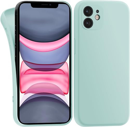 MyGadget Cover per iPhone 11 - Custodia Protettiva in Silicone Morbido – Case TPU Flessibile - Ultra Protezione Antiurto & Antiscivolo Verde Menta