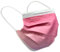 MASCHERINE VENETE - 100 mascherine chirurgiche confezionate in 10 pacchetti da 10 mascherine (SFUMATO ROSA)