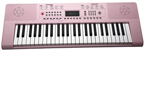 KESHUO Piano Keyboard Pink Smart Electronic Organ Adult 61 Piano Keys Keyboard