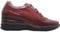 PITILLOS - 1760 Burdeos - Zapato Deportivo de Piel, con cuña, Cordones, Suela de Goma, para: Mujer Color: Burdeos Talla:39
