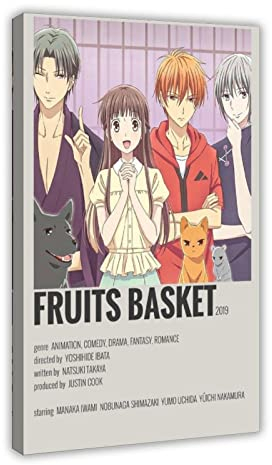 Anime Fruit Basket Poster 15 Canvas Poster Bedroom Decor Sports Landscape Office Room Decor Gift Frame-style 20x30inch(50x75cm)