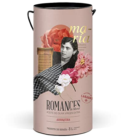 ROMANCES de Moral | Aceite de Oliva Virgen Extra (Arbequina, 3 litros) | Mejor Aceite de Oliva Virgen Extra de Calatrava | AOVE gourmet de lujo de arbequina, venta directa y producción limitada