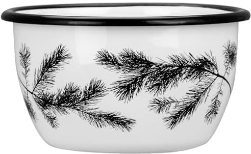 Muurla Enamel Bowl 6dl The Pine
