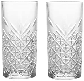 Verre à Eau/Gobelets en Verre 2 PCS HIGH BOISSION VERRES DE VERREWARE DE VERREWARE DE CUISINE MÉNARIEURE MOBILIBLE À Barreware for l'eau, Jus, Bière et Cocktail Verres Tumbler ( Color : Small 300ml Se