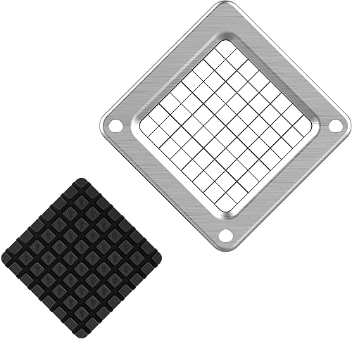 Nibiuht French Fry Cutter, 1/4 inch French Fry Cutter Replacement Blade with Frame.This Product is Only for Nibiuht French Fry Cutter
