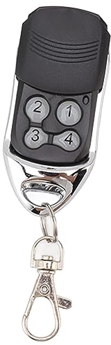 Télécommande de Porte de Garage, 433,42 MHz 4 Boutons Télécommande de Porte Programmable Coffre-fort Installation Facile Émetteur D'ouvre-porte sans Fil pour Telis 1 RTS