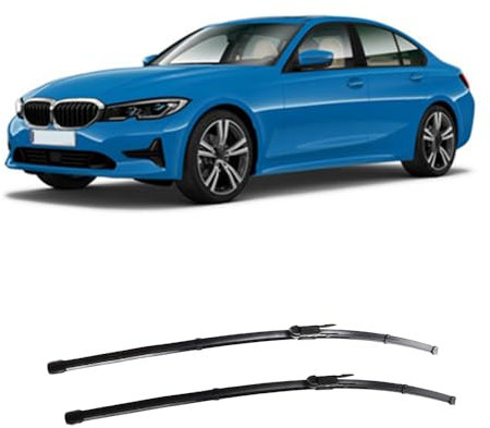 24+19 Auto Scheibenwischer Vorne, für BMW 3 Series G20 G21 2019-2023 Set Wischer Wischblätter Vorne Frontscheibe Scheibenwischer Auto Accessoire