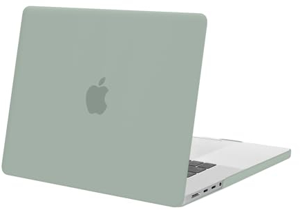 MOSISO Kompatibel mit MacBook Pro 16 Zoll Hülle M4 M3 M2 M1 2025 2024 2023-2021 A3403 A3186 A2991 A2780 A2485, Hartschale Schutzhülle für MacBook Pro 16,2 Liquid Retina XDR Display, Antikes Grün