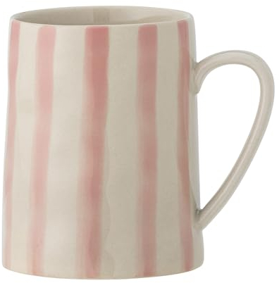 Bloomingville CREATIVE COLLECTION Begonia Becher, Tasse, Rose, Steingut, T9xH11 cm, 440 ml