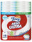 Foxy Asso Ultra Papel Cocina, 18 rollos, 3 capas Absorbentes, con diseño, Certificación FSC, Energía eléctrica renovable, Paquete reciclable producido con plástico reciclado