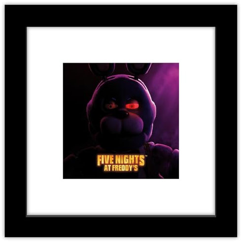 Trends International Gallery Pops Five Nights at Freddy's Movie – Bonnie Wandkunst, Galerie-Pops-Wandkunst, gerahmt, 30,5 x 30,5 cm